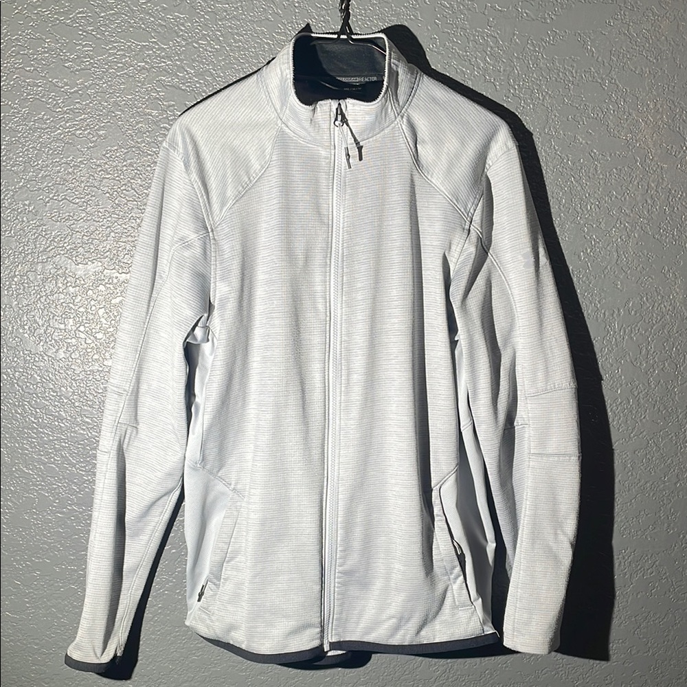 Men's Light Grey Under Armour Full Zip Jacket